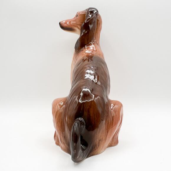 Kingston Pottery England Hand Painted Afghan Dog Statue Figurine - Picture 8 of 13